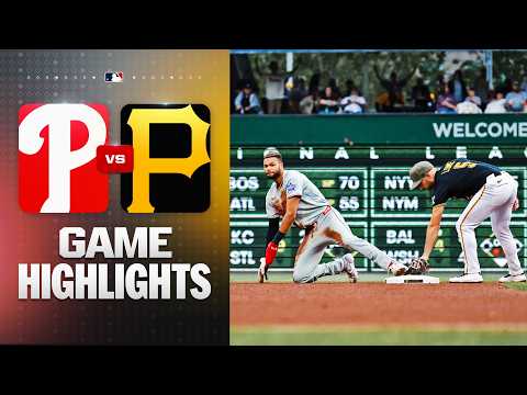 필라델피아 필리스 vs 피츠버그 파이리츠 경기 하이라이트 (5/16/26) | MLB 하이라이트