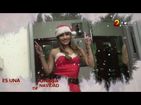 La presentadora Samantha Molina te desea Feliz Navidad