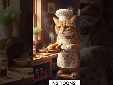 Billi Ne Murgi Ko Kha Gayi || #cartoon #shortvideo #shorts #shortsfeed #ai #cat #hen #shorts