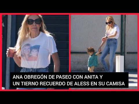 ?ANA OBREGÓN DE PASEO CON ANITA ,PIDE QUE NO ASUSTEN CON LAS CAMARAS A LA NIÑA