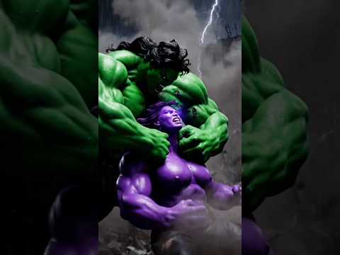 Green She-Hulk’s Iron Rage | Epic Rain Battle 🌧️💥#EpicShowdown#trending #epicbattle