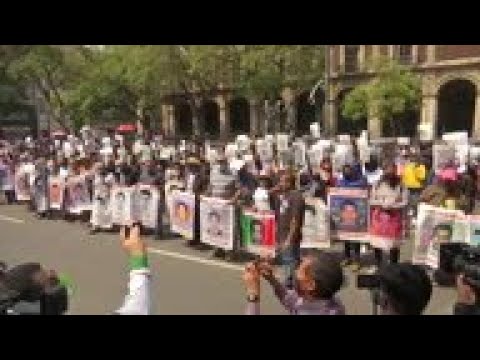 Mexico families of 43 missing students protest