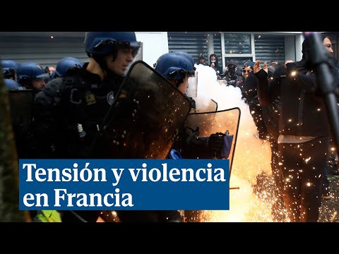 Tensión y violencia en Francia en la fiesta del día del Trabajo convertida en protesta