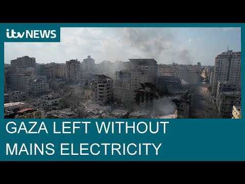 Gaza's only power station shuts down amid Israeli blockade | ITV News