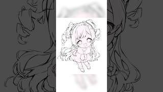 ミニキャララフ🎀#イラストメイキング #clipstudiopaint #drawingtutorial
