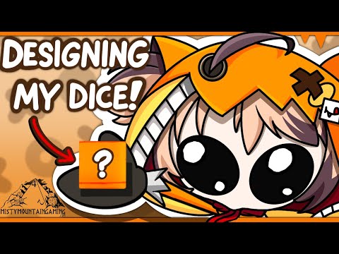 Designing A SILLY GREM for MY Misty Mountain Gaming Dice Set!!! #ad
