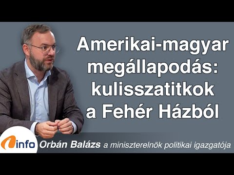 Amerikai-magyar megállapodás: kulisszatitkok a Fehér Házból. Orbán Balázs, Inforádió, Aréna