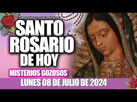 EL SANTO ROSARIO DE HOY LUNES 08 DE JULIO 2024MISTERIOS GOZOSOS//Santo Rosario de Hoy//NUEVO