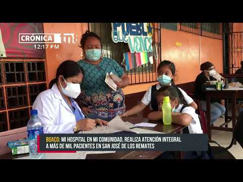 San José de Los Remates recibe atención en salud - Nicaragua