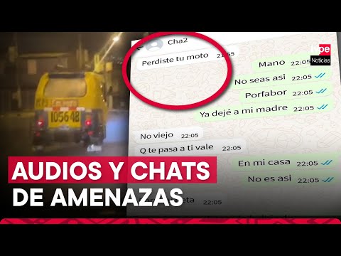 Audios de 'Los Misioneros del Mal' que amenazaban a mototaxistas para apodersarse de paradero en SJM