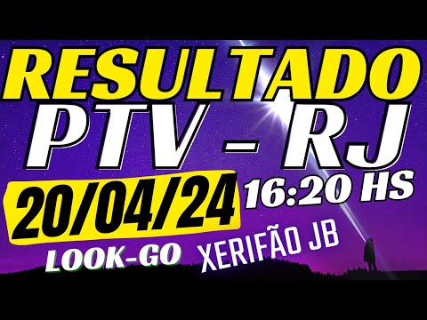 Resultado do jogo do bicho ao vivo - PTV - Look - 16:20 20-04-24