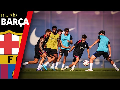 BARÇA ENTRENAMIENTO: Sesión de TARDE con HANSI FLICK y THIAGO ALCÁNTARA | FC Barcelona