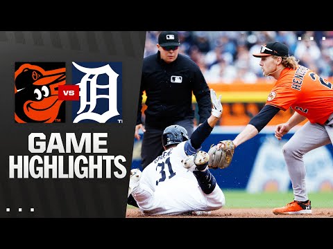 Orioles vs. Tigers Game 1 Highlights (4/26/25) | MLB Highlights