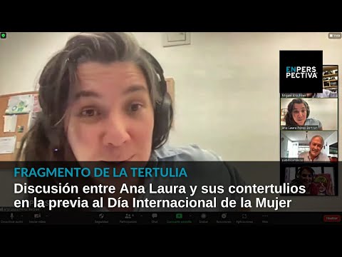 #8M: Breve discusión entre Ana Laura Pérez y sus contertulios en la previa al Día de la Mujer