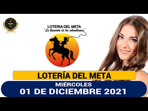 Resultado LOTERÍA DEL META Miércoles 01 de diciembre de 2021 PREMIO