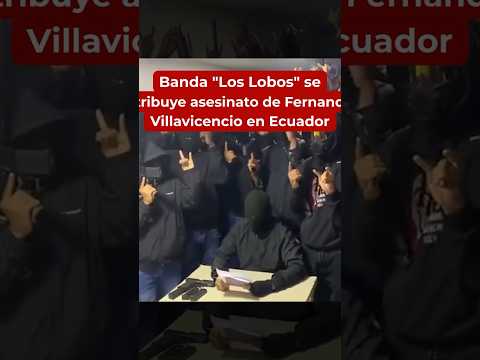 Banda Los Lobos se atribuye asesinato de Fernando Villavicencio en Ecuador. #NoticiasRnn