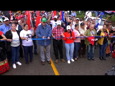 Estelí: inauguran tramo carretero La Estanzuela-Tisey