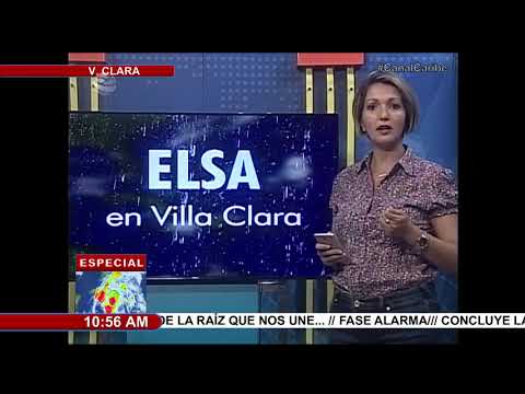 Villa Clara: Llueve a intervalos y se registran algunas rachas de vientos