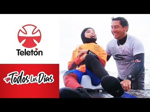 UNIDOS POR EL MAR: Padre e hijo surfean por amor y rehabilitación - Teletón 2020