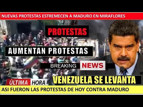 Asi fueron las protestas que estremecieron a Maduro hoy 28 septiembre