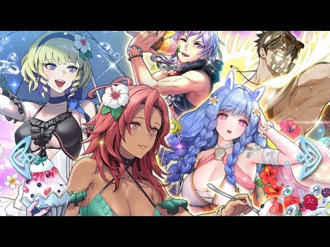 【FEH】水着超英雄後半戦！ハピ＆コンスタンツェガチャ！！