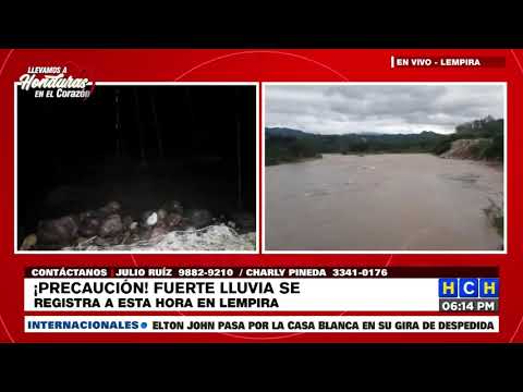 #HCHLempira| ¡Precaución! Fuertes lluvias en Gracias tras decreto de Emergencia Nacional