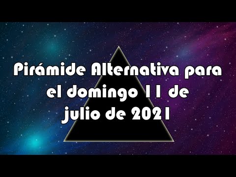 Lotería de Panamá - Pirámide Alternativa para el domingo 11 de julio de 2021