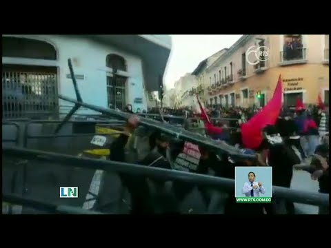Jornada de protestas en Quito