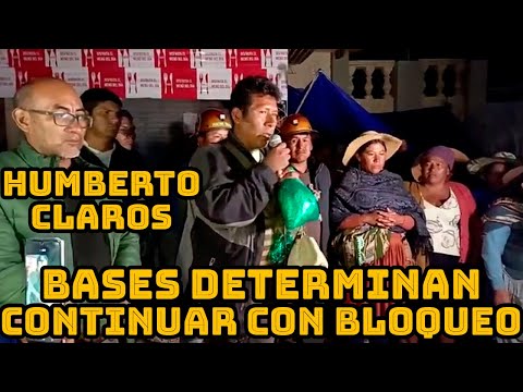 ORGANIZACIONES SOCIALES DE BOLIVIA ACUERDAN SEGUIR CON LOS BLOQUEOS NO HAY CUARTO INTERMEDIO...