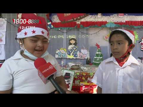 Promueven las costumbres navideñas en colegios públicos de Nicaragua
