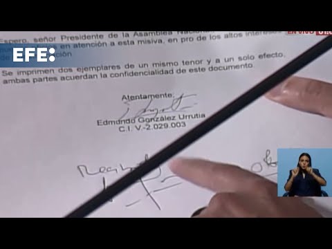 González Urrutia acata fallo que confirma victoria de Maduro, según Parlamento de Venezuela