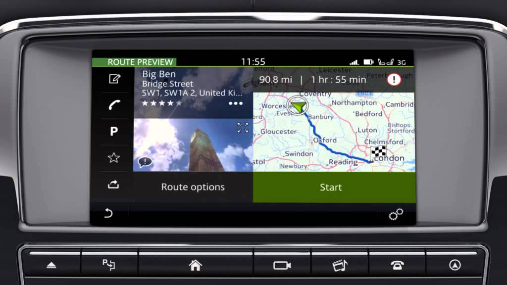 Jaguar XJ | Navigation System  Entering a Destination