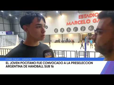 Lionel, el joven pocitano que está a un paso de la Selección Argentina de Handball Sub 16