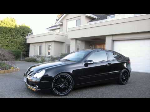 Mercedes c200k coupe tuning #1