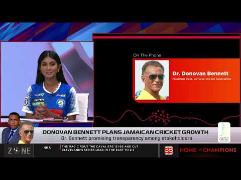 Donovan Bennett plans Jamaican cricket growth | SportsMax Zone