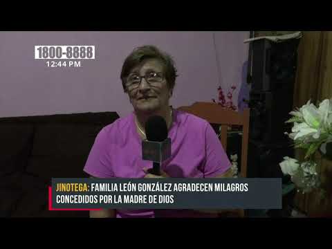 Familia León González, en Jinotega, canta a María por los milagros recibidos - Nicaragua