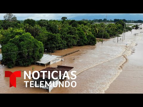 Pobladores de Honduras usan cuerdas para cruzar los ríos | Noticias Telemundo