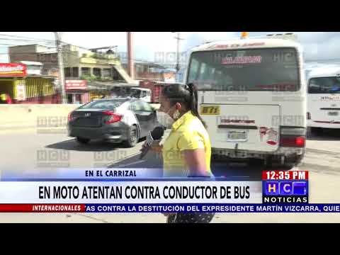 Atentan contra conductor de rapidito en sector de #ElCarrizal en la capital