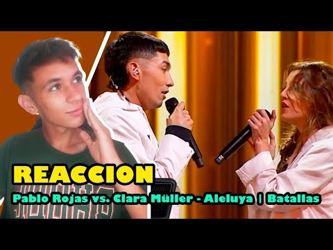 Reaccion De Argentino A Pablo Rojas vs. Clara Müller (La Voz Chile) IMPRESIONANTE