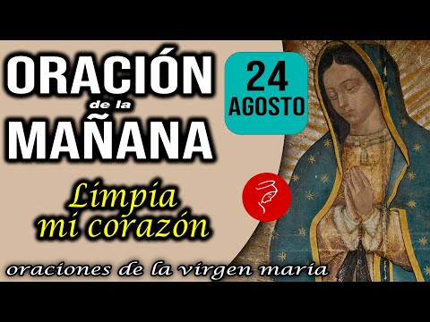 Oración de la mañana de hoy Sábado 24 de Agosto 2024 - Limpia mi corazón