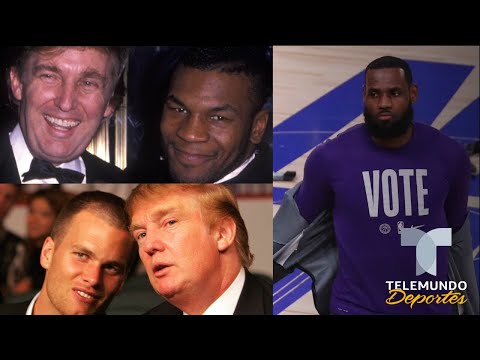 La reacción del mundo del deporte ante la lucha electoral Trump vs. Biden | Telemundo Deportes