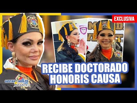 Carmen Campuzano reacciona a su Doctor Honoris Causa y reclama por NO hacerlo viral