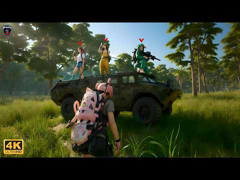 PUBG PC: SOLO VS SQUAD BATTLE ROYALE RTX 5090 GAMEPLAY (No Commentary)