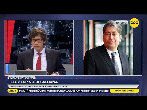 Espinosa-Saldaña: TC resolverá admisibilidad de demanda contra ley de cuestión de confianza