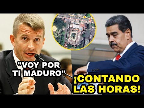 ERIK PRINCE DESOBEDECE A ESTADOA UNIDOS LE COLOCA UN RELOJ A NICOLAS MADURO EN CARACAS VENEZUELA