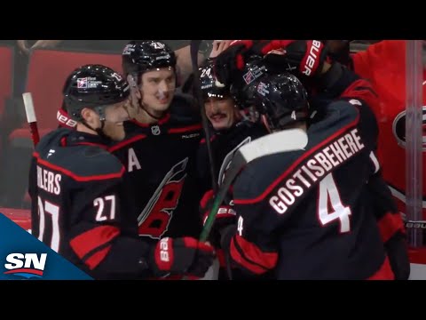 Hurricanes Jarvis Scores Off Weird Bounce In First Game Back From Injury