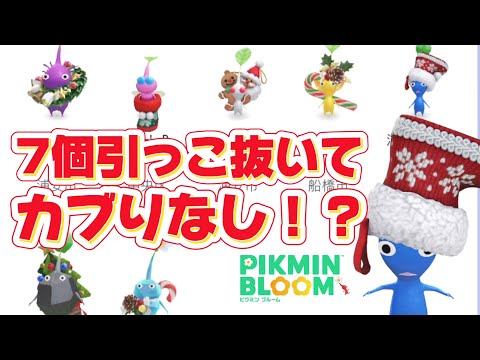 【こんなの初めて】7連続でダブり無し！？オーナメントデコピクミン引っこ抜きで奇跡を起こす！！【#ピクミンブルーム / #PikminBloom 】