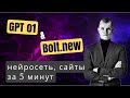 GPT o1  Bolt.new    Chat GPT     5 !