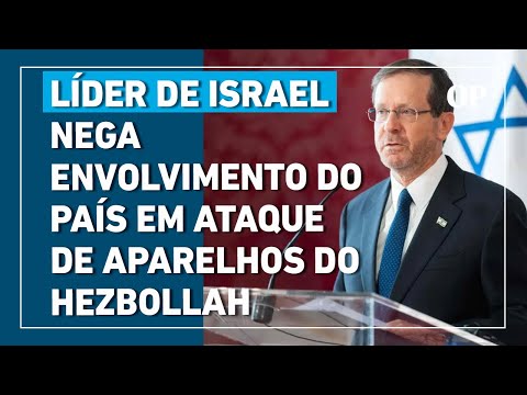 Presidente de Israel nega envolvimento do país em explosão de aparelhos do Hezbollah