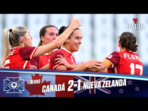 Highlights & Goles: Canadá vs Nueva Zelanda 2-1 | Juegos Olímpicos París 2024 | Telemundo Deportes